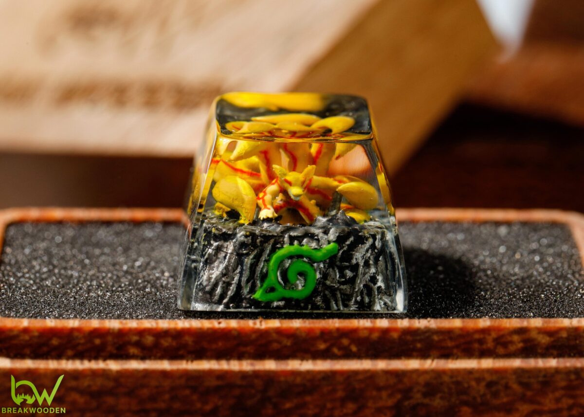 YELLOW KYUUBI NARUTO - ARTISAN KEYCAP