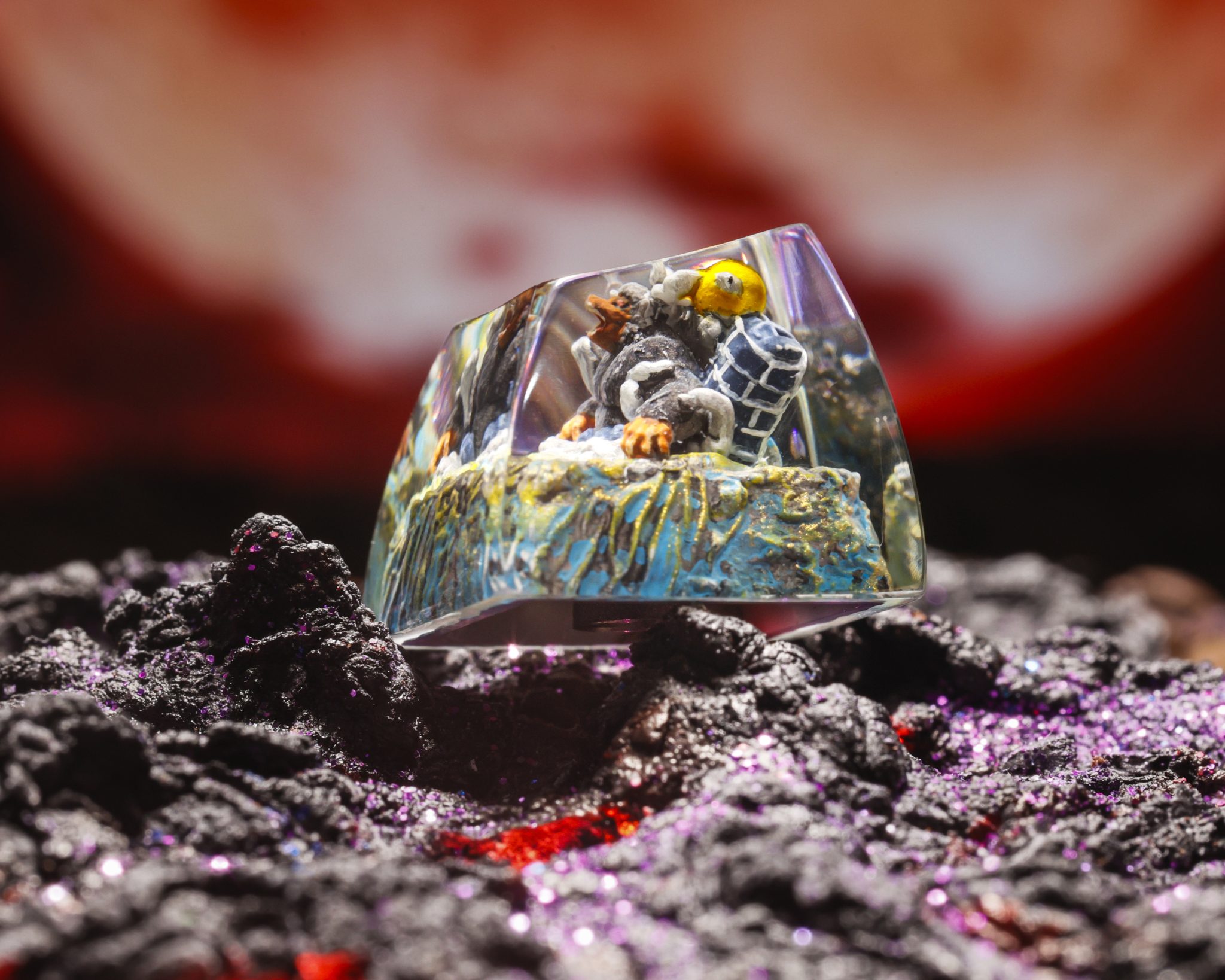 OOZARU GORILLA ARTISAN KEYCAP Breakwooden