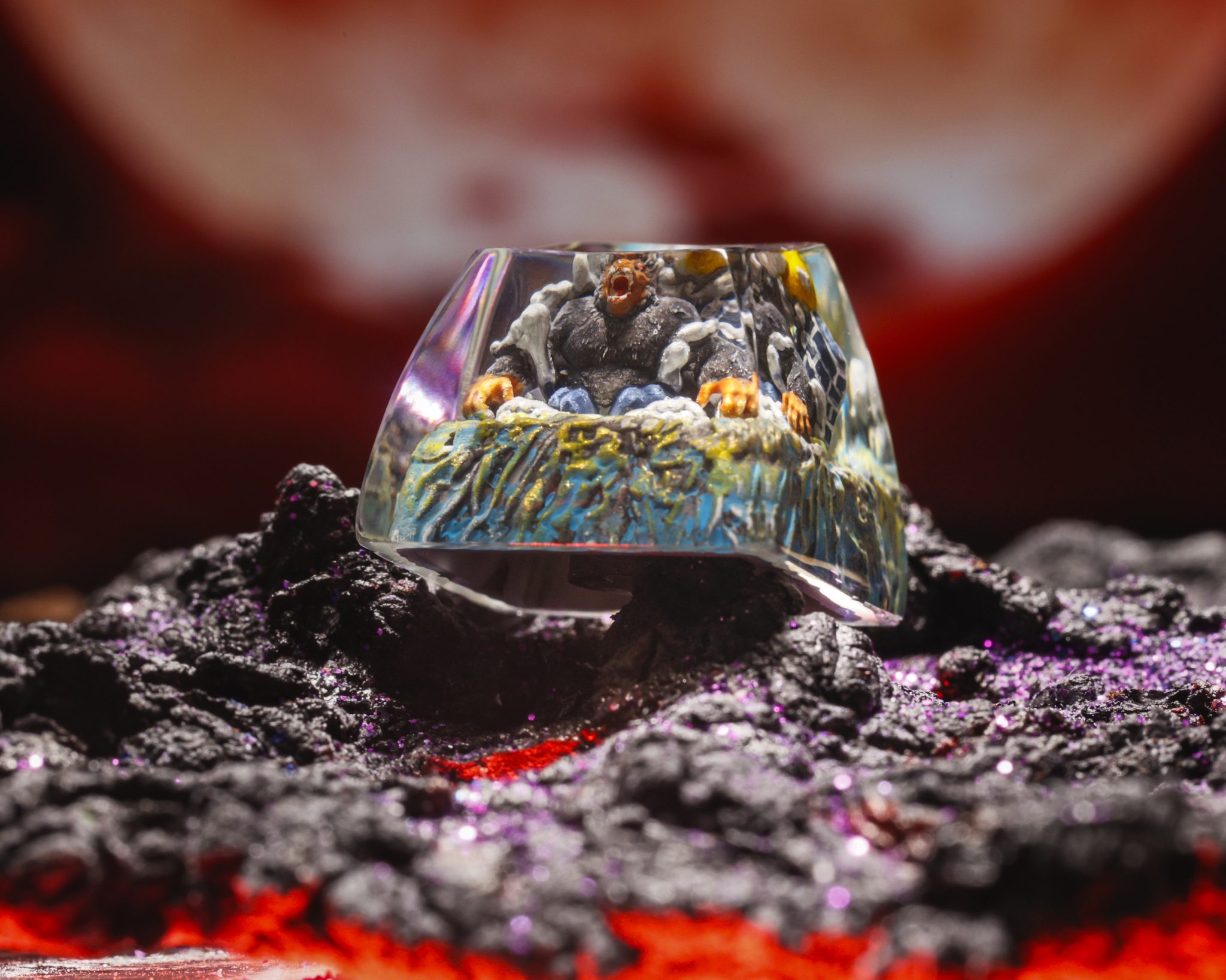 OOZARU GORILLA ARTISAN KEYCAP Breakwooden