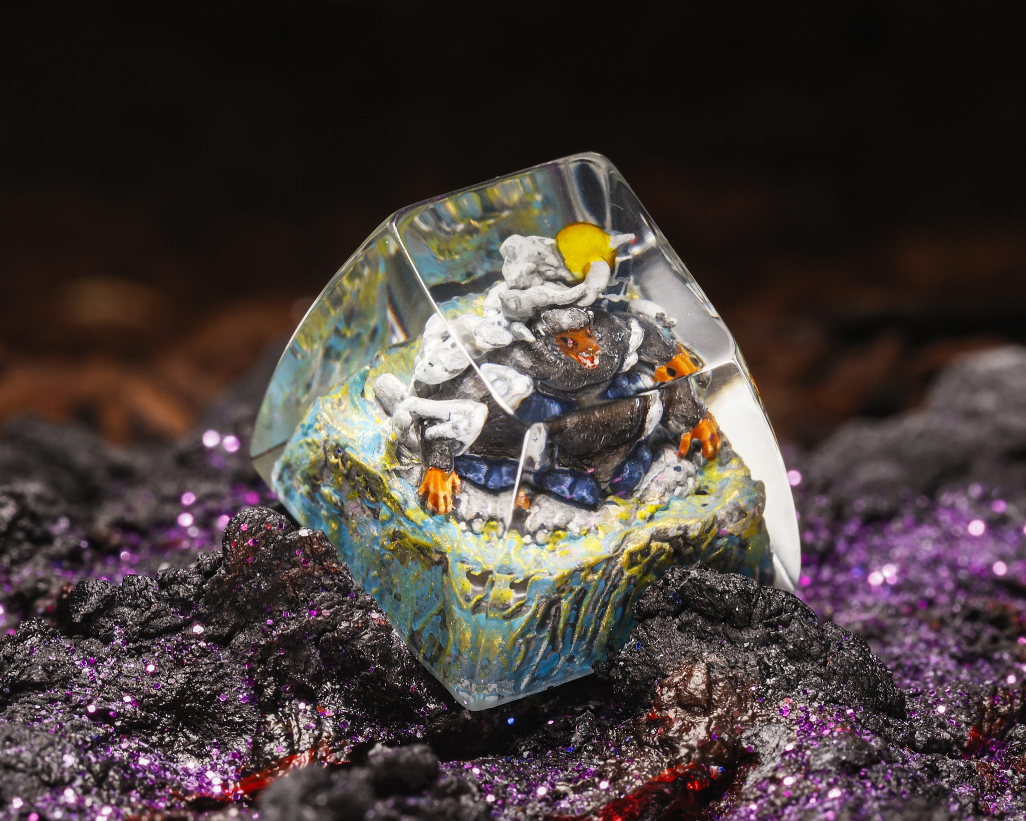 OOZARU GORILLA ARTISAN KEYCAP Breakwooden