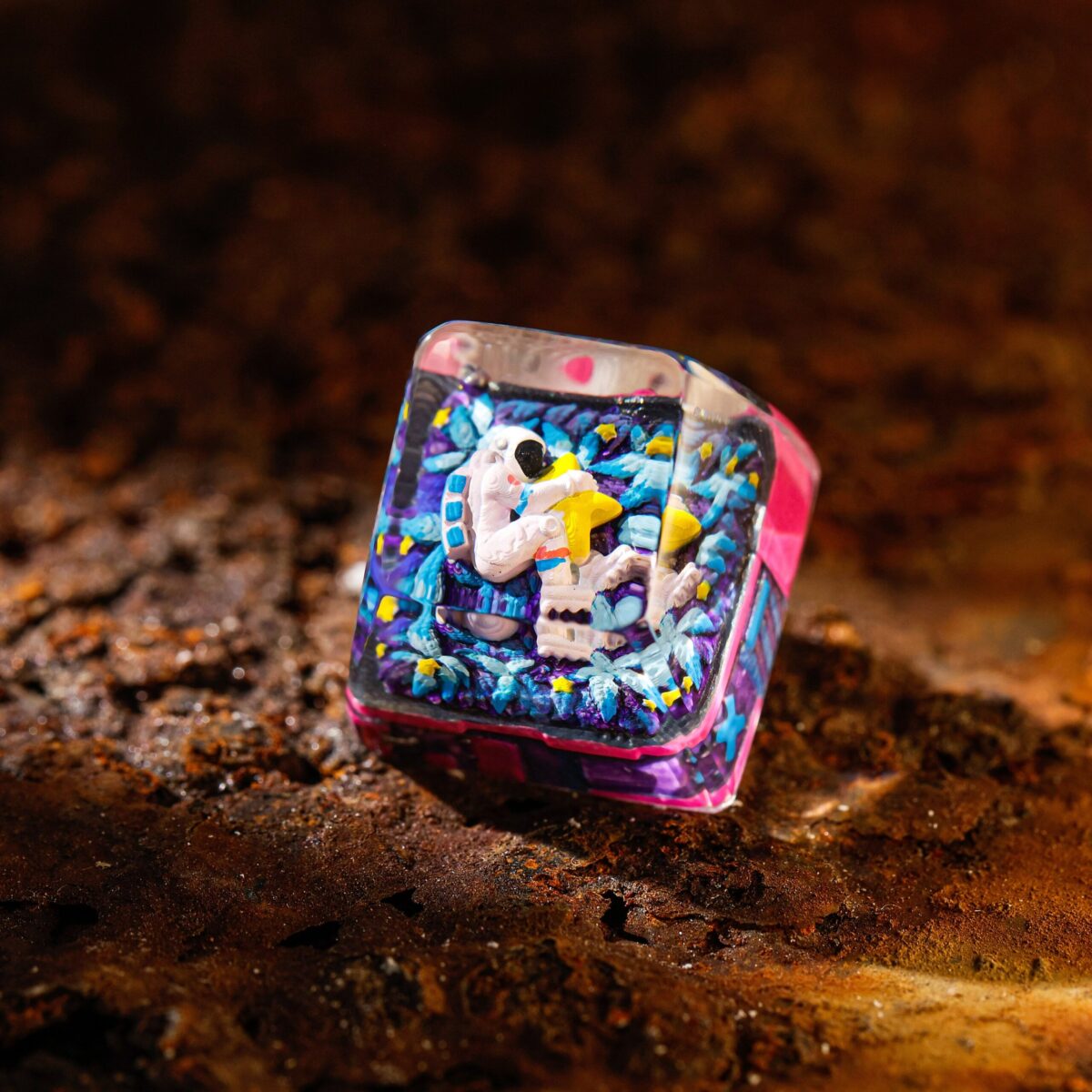 Astronaut Artisan Keycap - Custom Keycaps