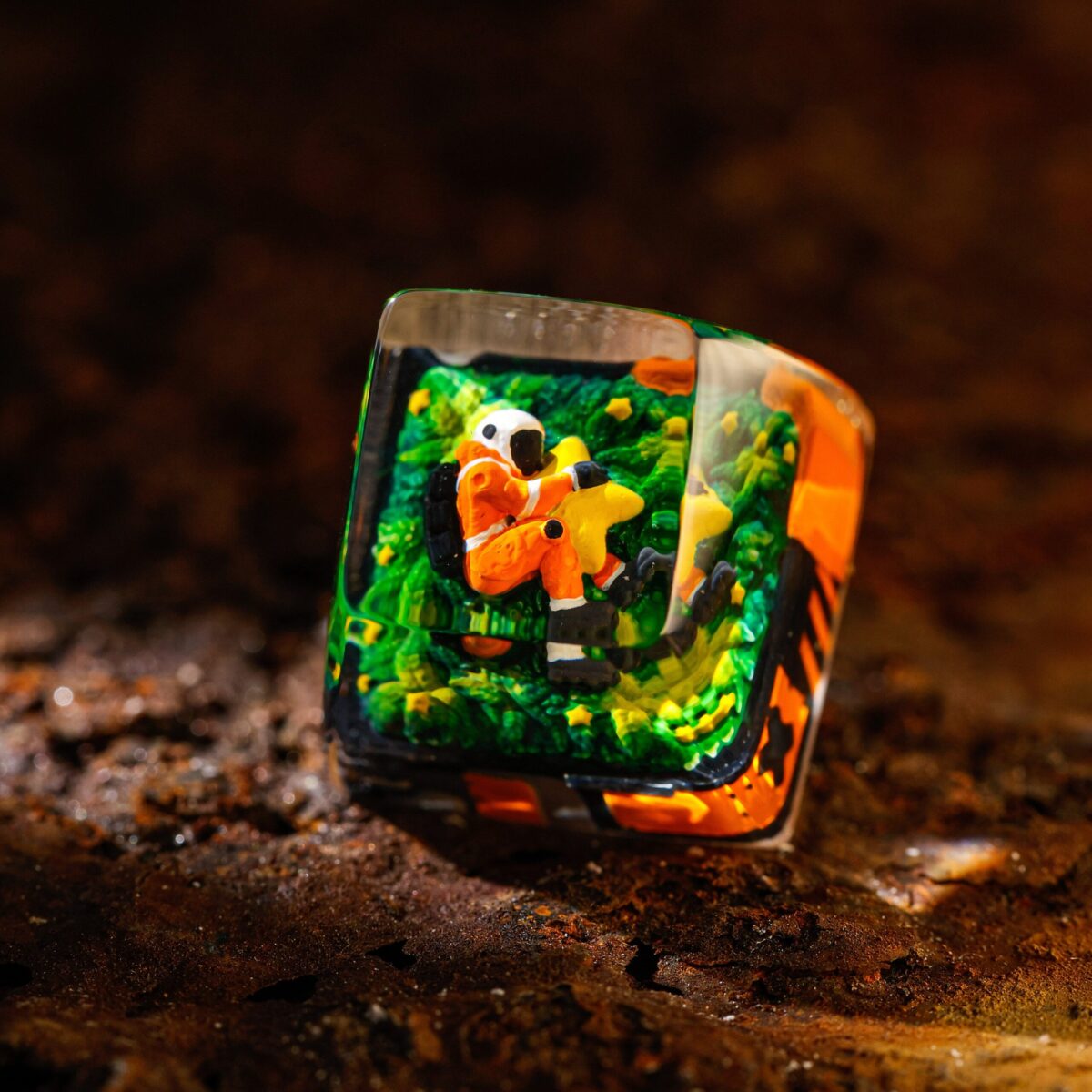 Astronaut Artisan Keycap - Custom Keycaps