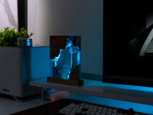 Manta Rays Resin Lamp - Custom Night Light Rectangle