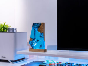 Manta Rays Resin Lamp - Custom Night Light sail shape