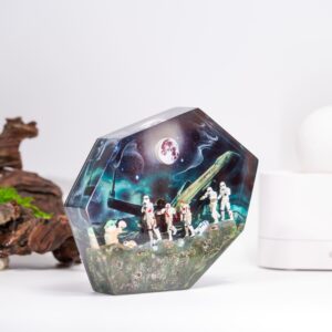 Alien and Zombie Astronauts Night Light