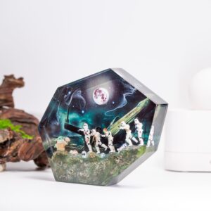 Alien and Zombie Astronauts Night Light