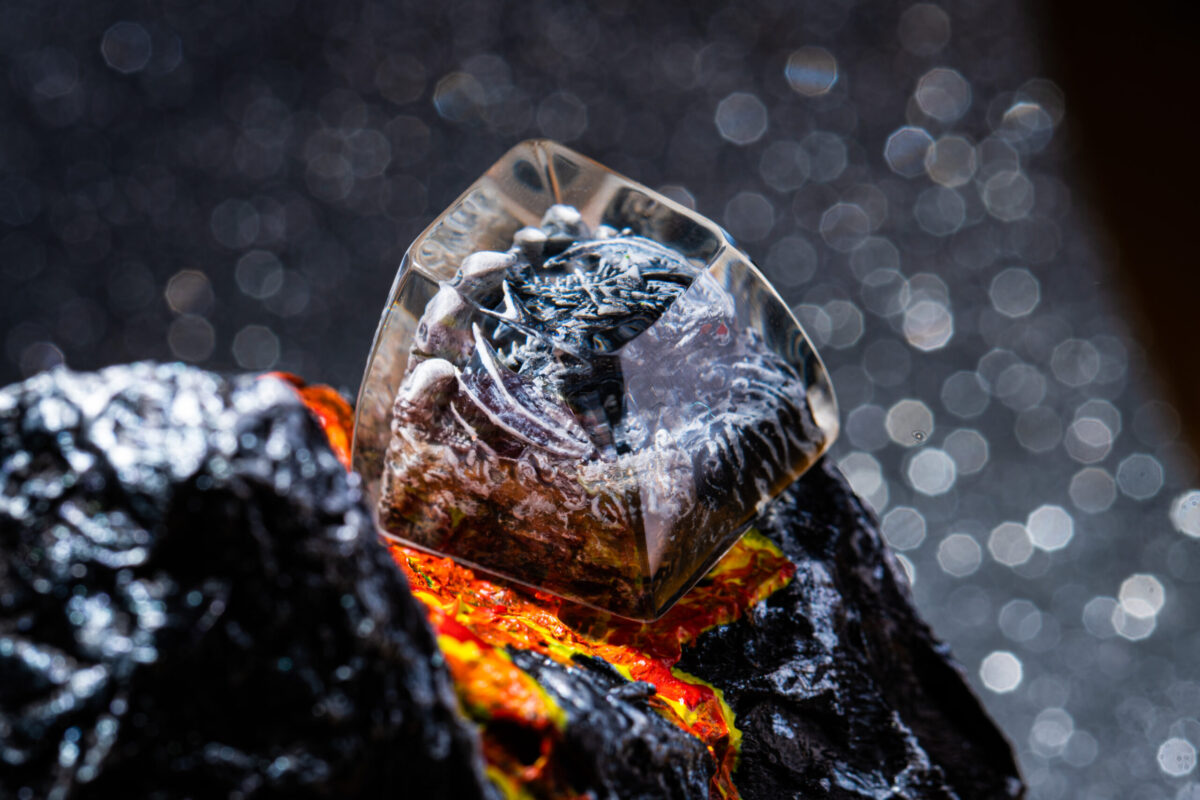 Fire Dragon Custom Keycaps