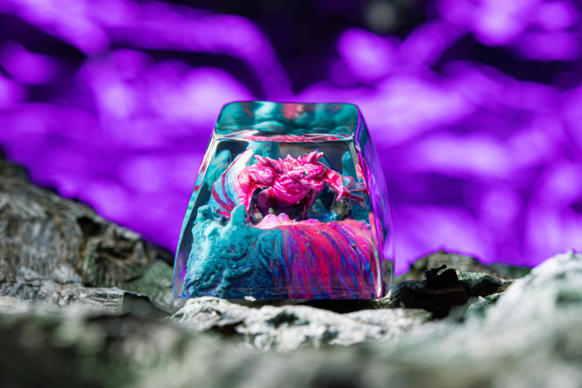 Fire Dragon Custom Keycaps