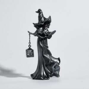 Witch Lantern Resin Lamp