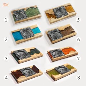Custom Wood Resin Ashtray 3