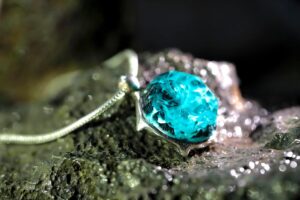 Eternal Ice Opal Resin Necklace