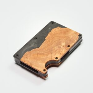 Custom Black Business Card Holder