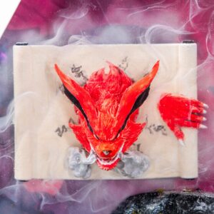 Imprisoned Fox Triangle Epoxy Lamp