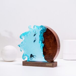 SCUBA DIVER Resin Lamp Wave 2