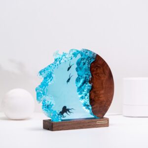 SCUBA DIVER Resin Lamp Wave 2