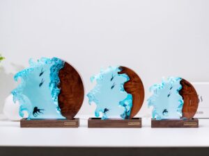 SCUBA DIVER Resin Lamp Wave 2