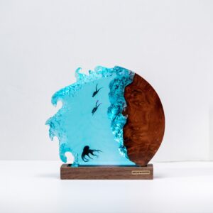 SCUBA DIVER Resin Lamp Wave 2