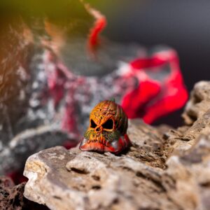 Halloween Skull Pumpkin Artisan Keycap