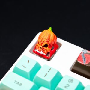 Halloween Skull Pumpkin Artisan Keycap