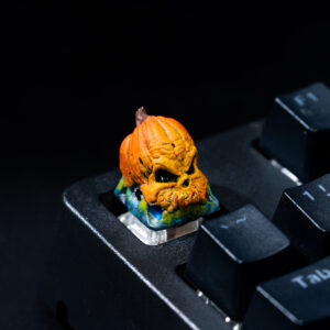 Halloween Skull Pumpkin Artisan Keycap