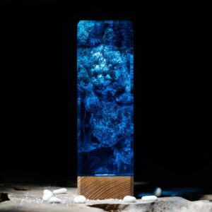 DEEP BLUE OCEAN Resin Lamp
