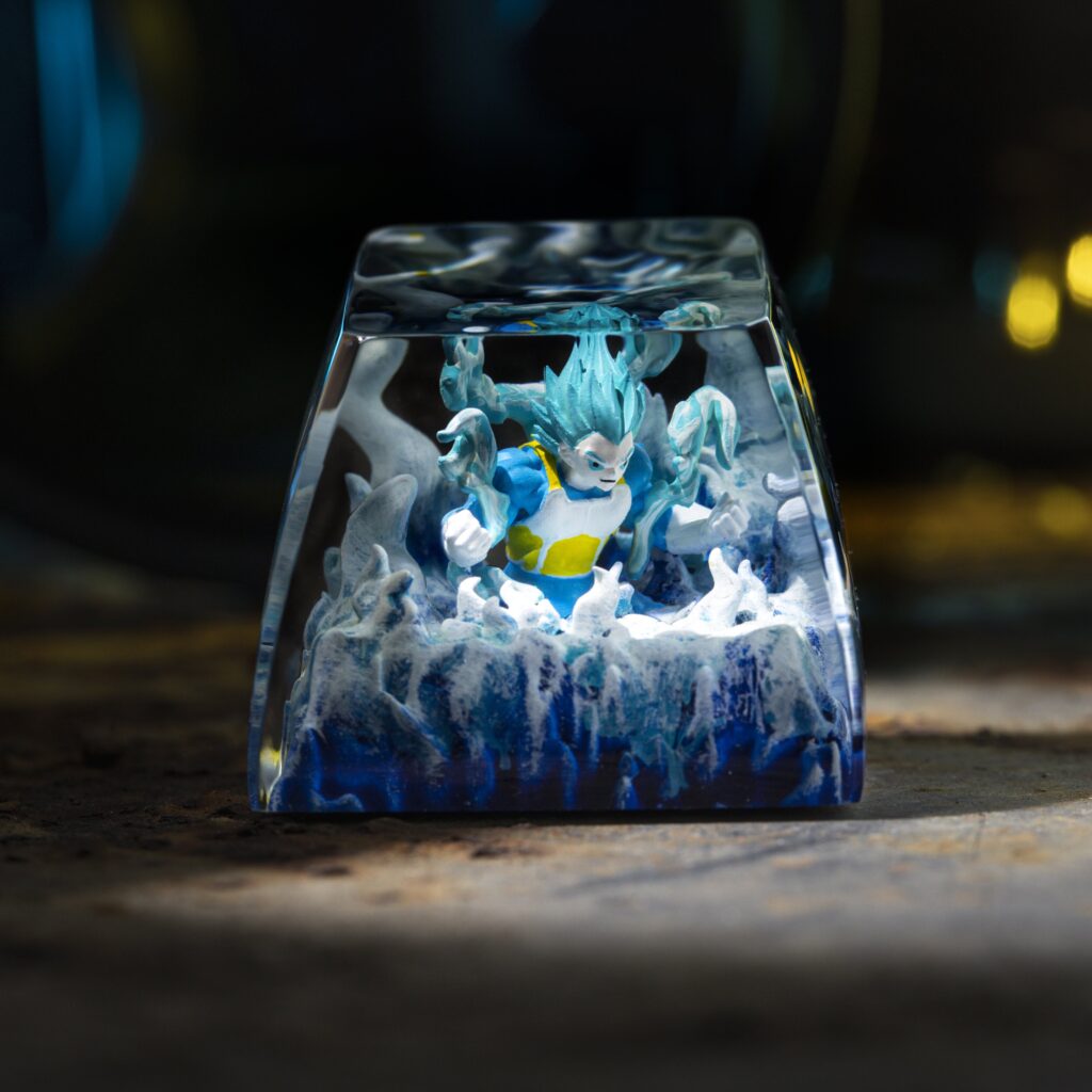 Vegeta Dragon Ball Artisan Keycap