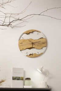 Minimalist Wood Wall Clock for Home Decor