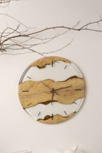 Minimalist Wood Wall Clock for Home Decor