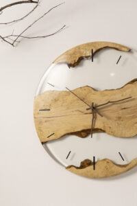 Minimalist Wood Wall Clock for Home Decor
