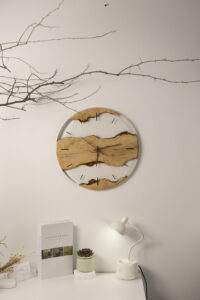 Minimalist Wood Wall Clock for Home Decor