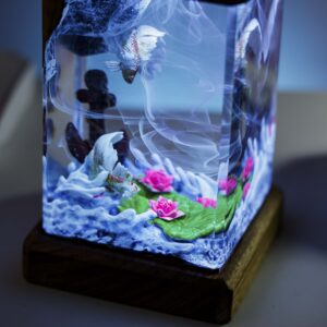 koi fish lamp