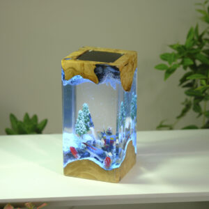 Broken Gundam in Antarctic Resin Lamp