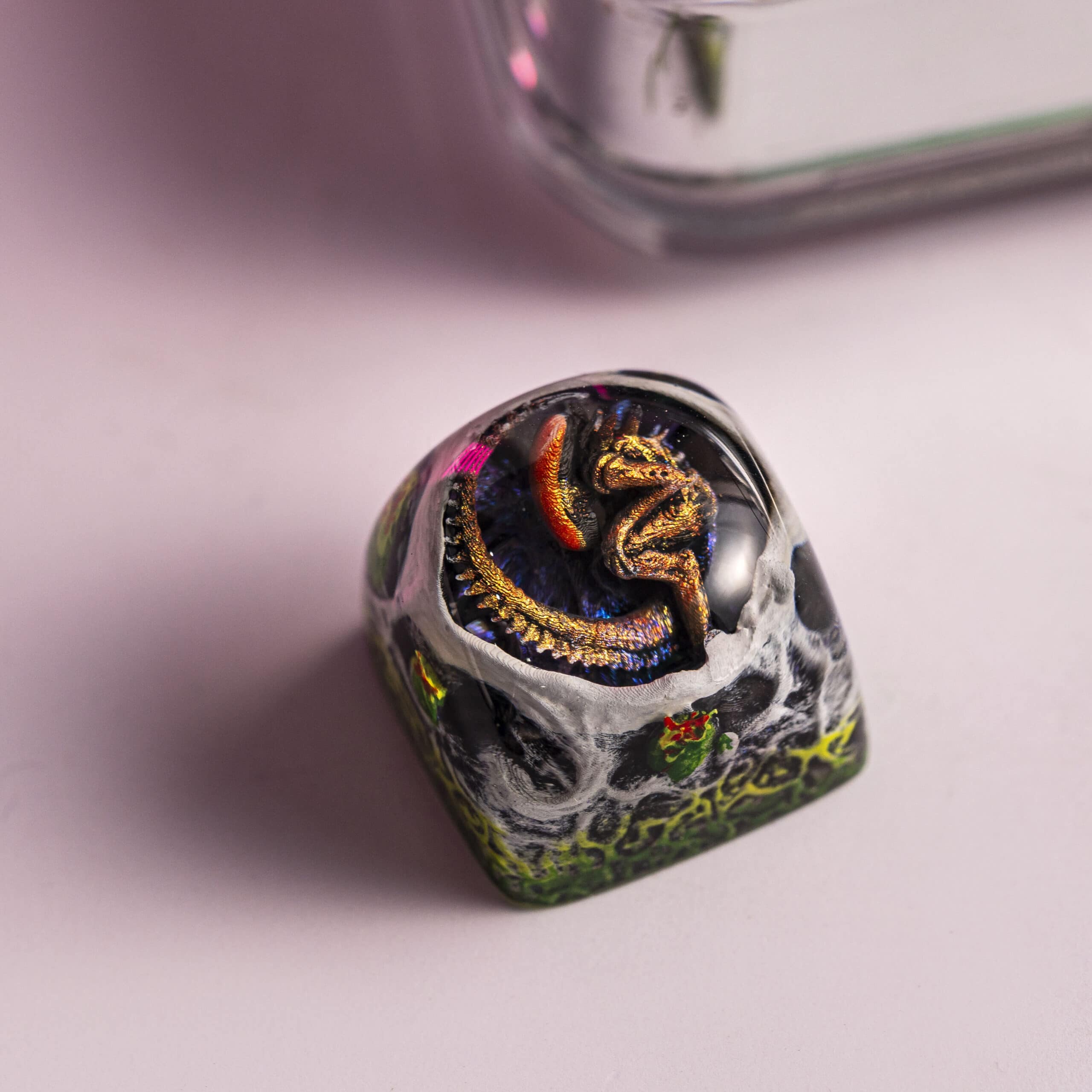 キーボード primecaps xenolurv artisan keycap Xenomorph Artisan Resin Keycap - Breakwooden
